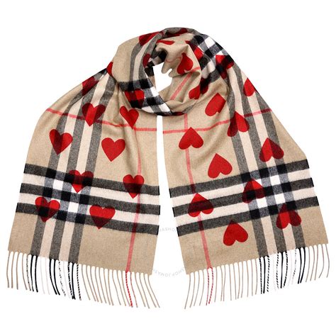 burberry lightweight heart scarf|traditional Burberry scarf.